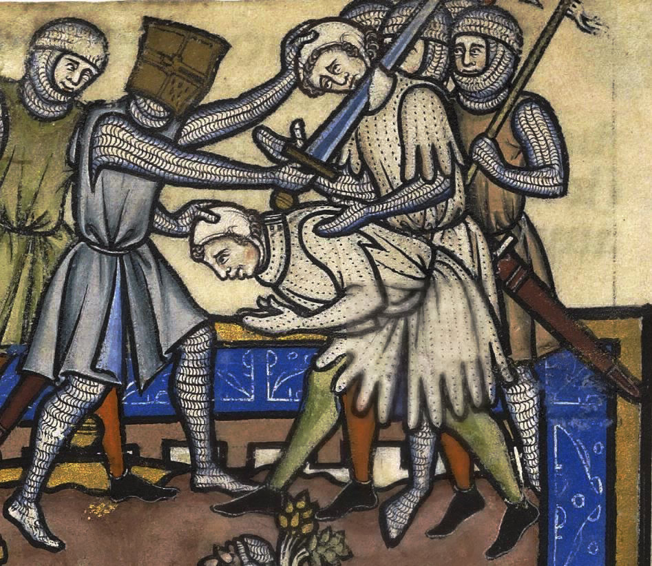 Миниатюра из Библии Мациевского (середина XIII в.)