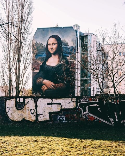 Xi de Sign a.k.a Die Dixons. Mona Lisa. 2019 год. Фото: Instagram @loewe7
