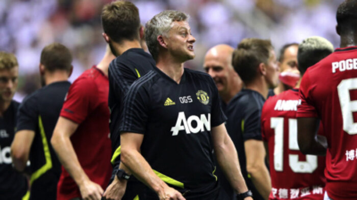 Уле-Гуннар Сульшер (фото с сайта ManUtd.com)