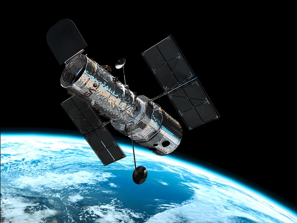 Так выглядит телескоп  Hubble