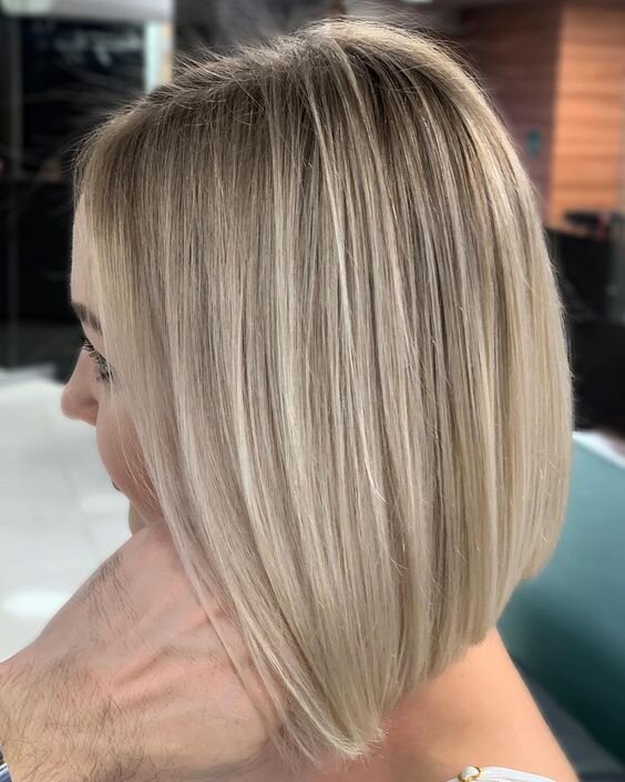 окрашивание в технике airtouch на короткой стрижке