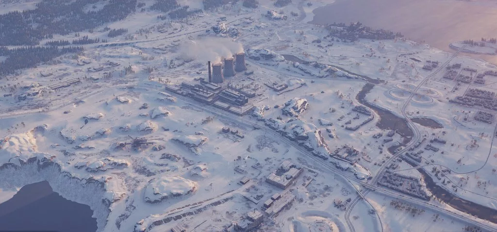 Карта Крафтверк с Птичьего полёта 