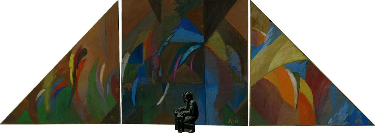 ДАМИР РУЗЫБАЕВ, "ПОСВЯЩЕНИЕ ТЕЛОНИУСУ МОНКУ", 1998. ИЛЛЮСТРАЦИЯ ПРЕДОСТАВЛЕНА ГОСУДАРСТВЕННЫМ МУЗЕЕМ ВОСТОКА