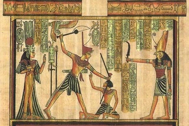 Принесение в жертву пленных.