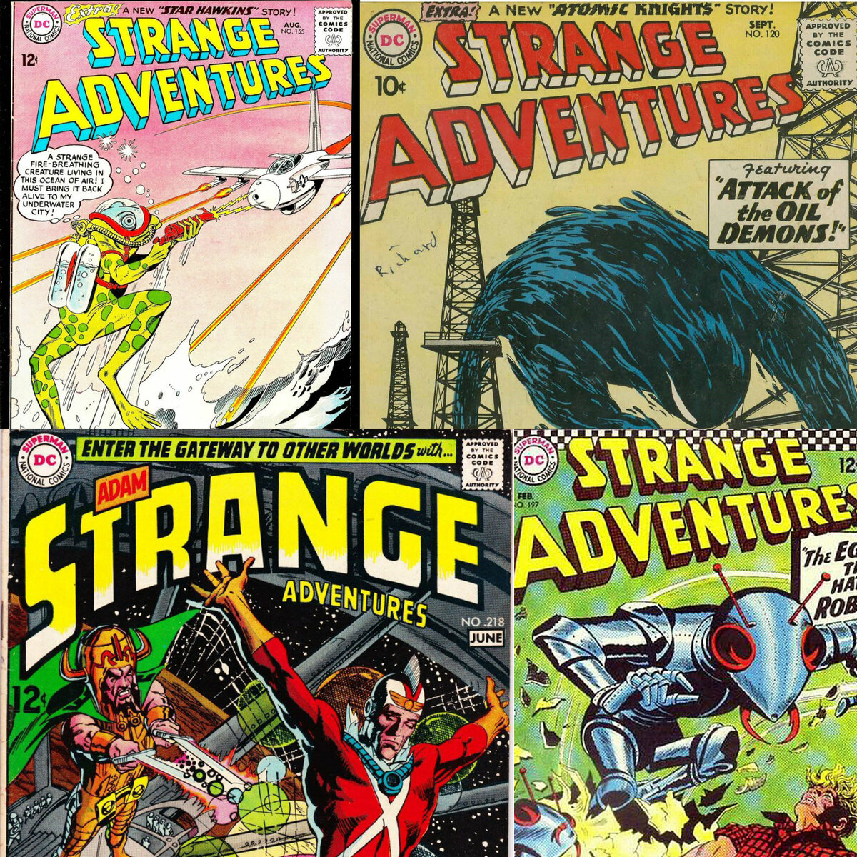 Комиксы DC серии «Strange Adventures».