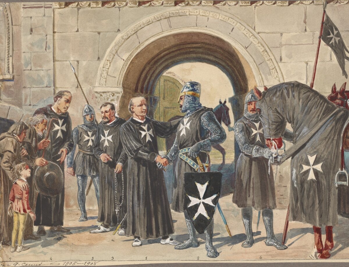 Госпитальеры. Художник: Quinto Cenni