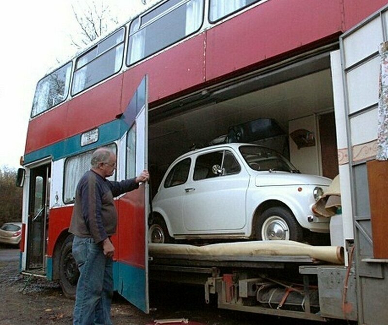 Кемпер из автобуса двухэтажного