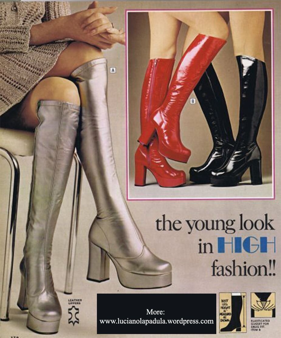 Обувь в стиле 70-х годов