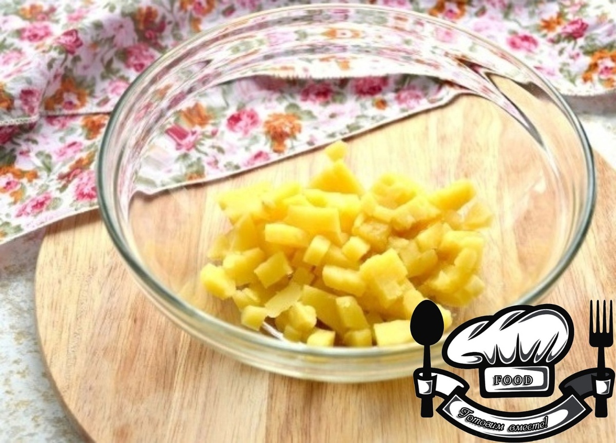 Картофель кубиками