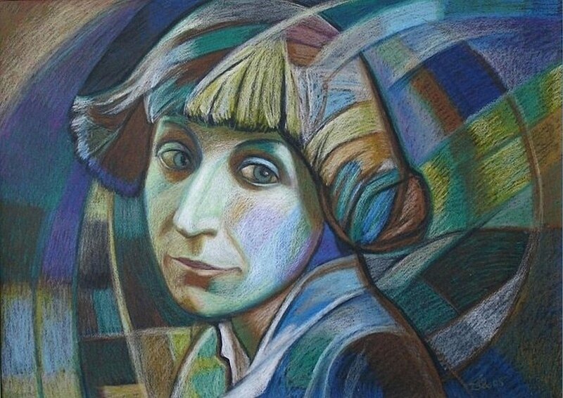 Портрет М.И.Цветаевой, художник: Виктор Степашкин