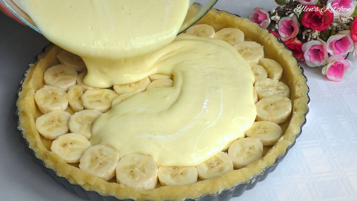 Банановый пирог в духовке рецепт с фото