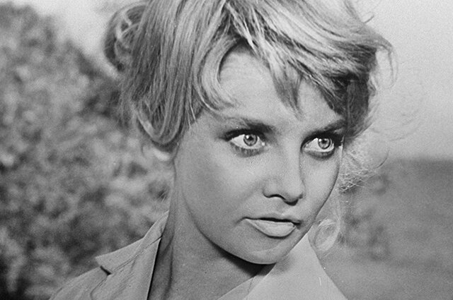 Наталья Кустинская на съемках фильма «Три плюс два». Фото: РИА Новости/ Георгий Тер-Ованесов