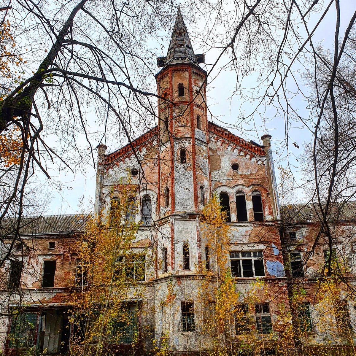 Заброшенная немецкая психиатрическая больница в Алленберге (Знаменск,  Калининградская область) | Meeuw | Дзен