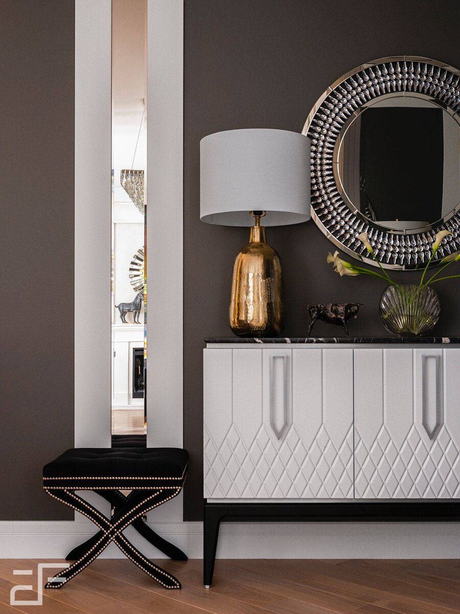 Дизайн интерьера холла в стиле арт-деко