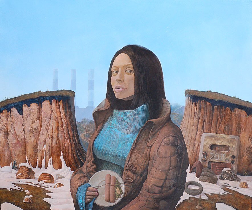 Мезенцев Денис. Мона Лиза, Сердце матери ХМ, 2012, 100 на 95