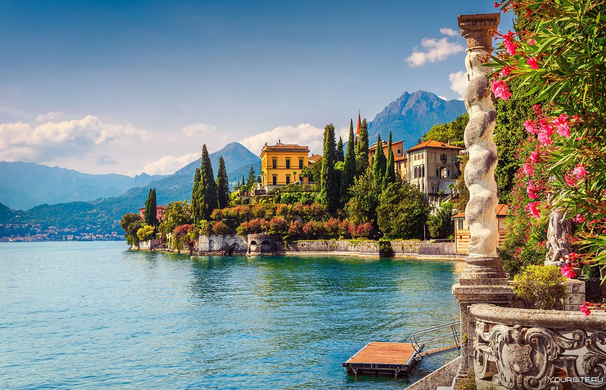 Побережье оз. Комо. Фото из открытых источников Яндекс.Картинки