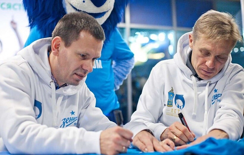 Александр Горшков и Константин Зырянов. Фото: fc-zenit.ru