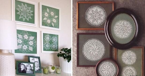 Не можете подобрать картину, подходящую в интерьер? Не беда! Подберите салфетку! А что? Сюжет выбирать не надо, а обилие форм, узоров и цветв не оставляет ни единого шанса на неудачу.