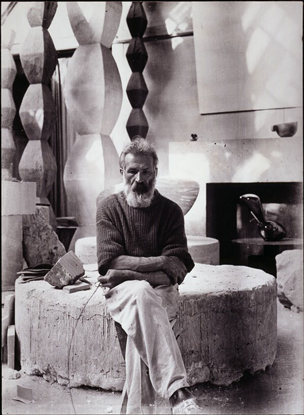 Константин Бранкузи, автопортрет в мастерской, 1933-34. © Adagp Paris 2007