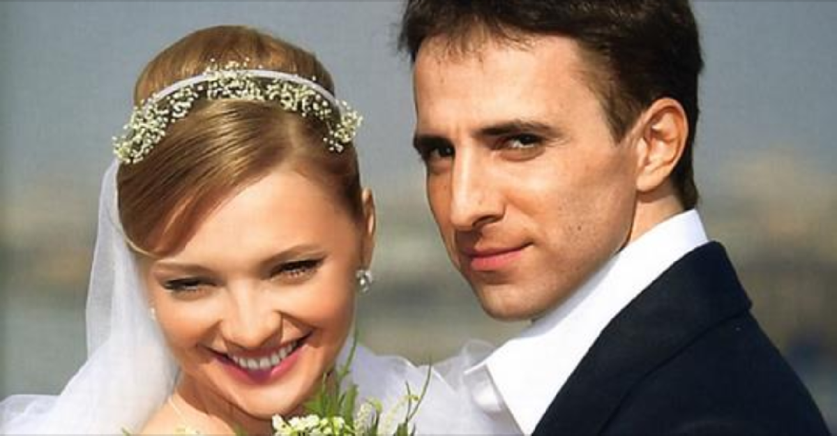 Илья Любимов и Екатерина Вилкова после Венчания