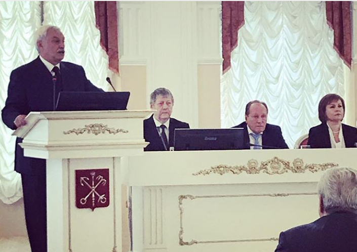 Георгий Полтавченко последний раз выступил в Смольном 5 октября