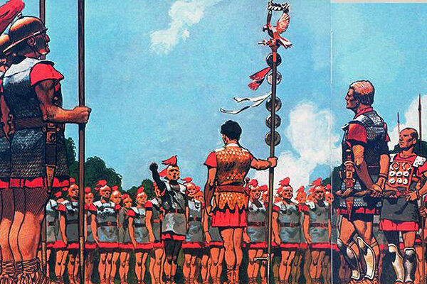 По многим поводам в легионе устраивался парад, где приносили жертвы, награждали, наказывали, объявляли почётную отставку...