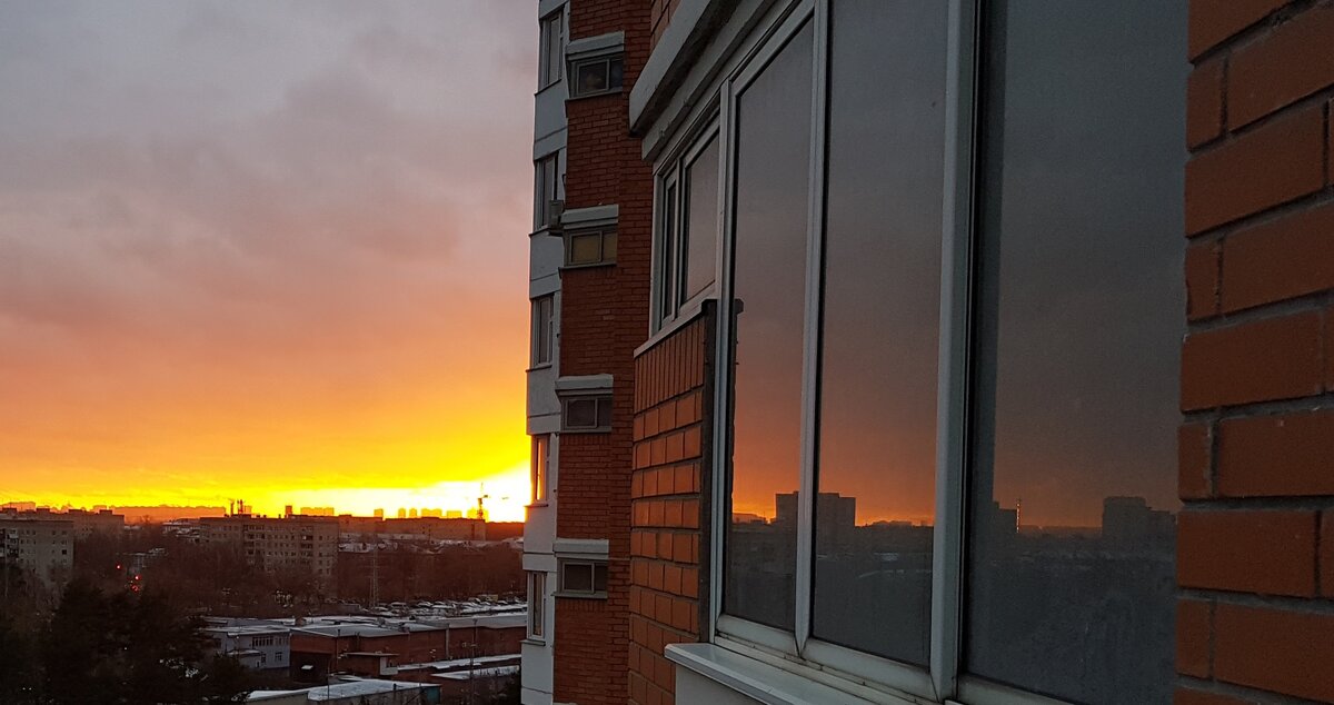 Красивый закат