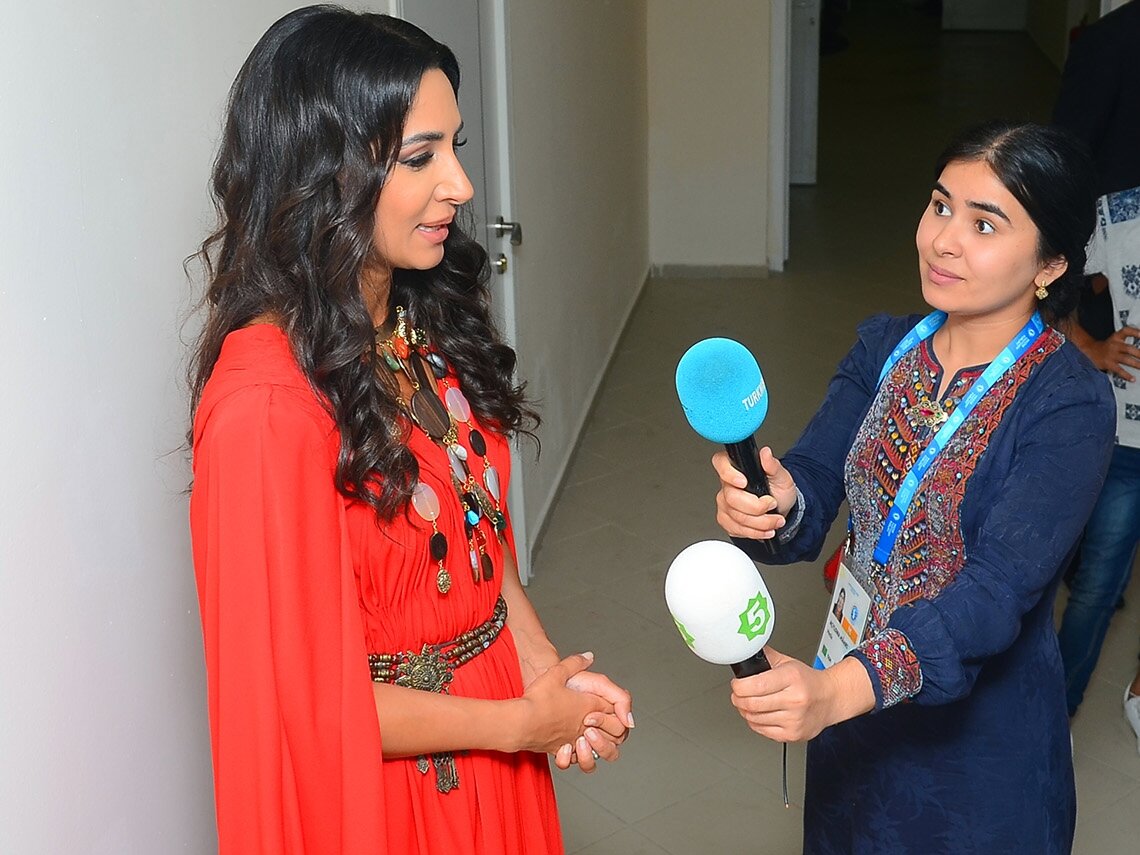 Певица Зара в Туркменистане.