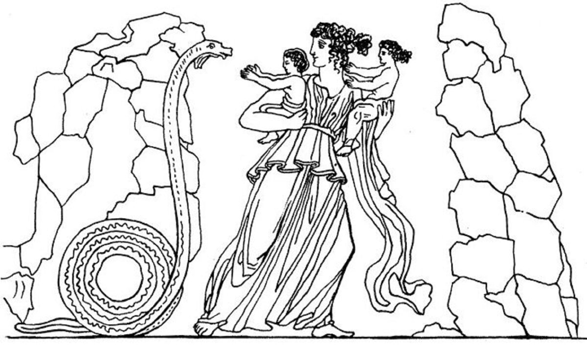 Древнегреческие мифы рисунок
