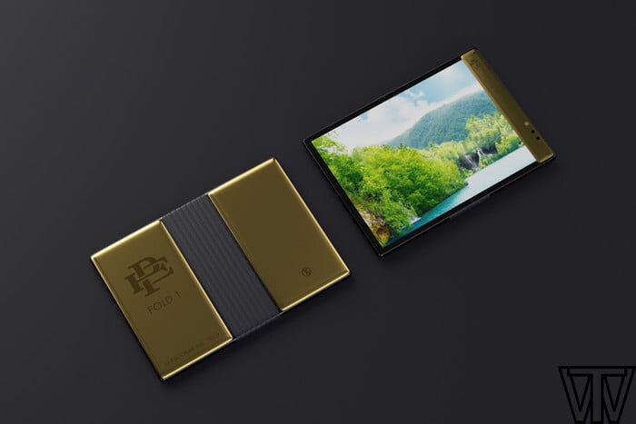 Ходят слухи, что в этом гибком смартфоне за 349$ (!) действительно золотые панели на корпусе.