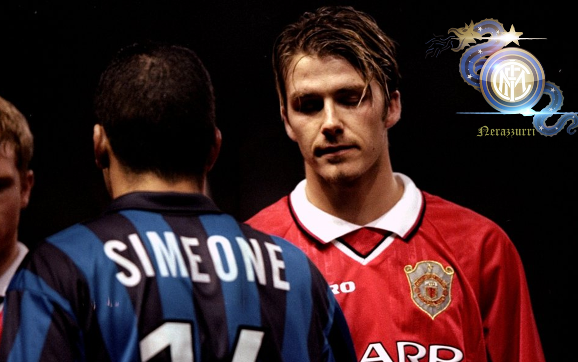 Дэвид Бекхэм и Диего Симеоне