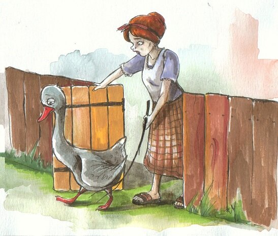 Иллюстрация к сказке художницы Марии Ратьковой.