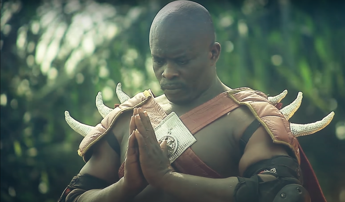 Кадр из фильма MORTAL KOMBAT производства Kumawood