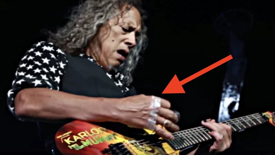 ЗАЧЕМ KIRK HAMMETТ ПЕРЕВЯЗЫВАЕТ СВОЮ ПРАВУЮ РУКУ | Guitar-Science.ru ...