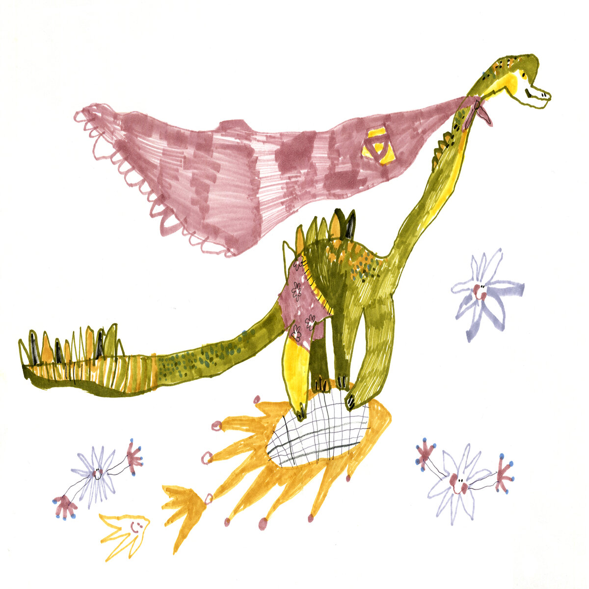 Нарисованные персонажи акции "Этому миру нужны герои!"