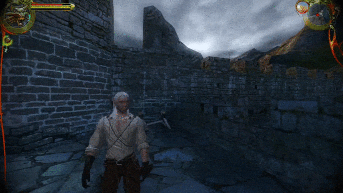 В динамике все выглядит значительно лучше... правда Gif'ка всего этого не передаст ( Но самое главное, что цвета в игре совсем не темные, а естественные. В случае с магией, даже яркие.