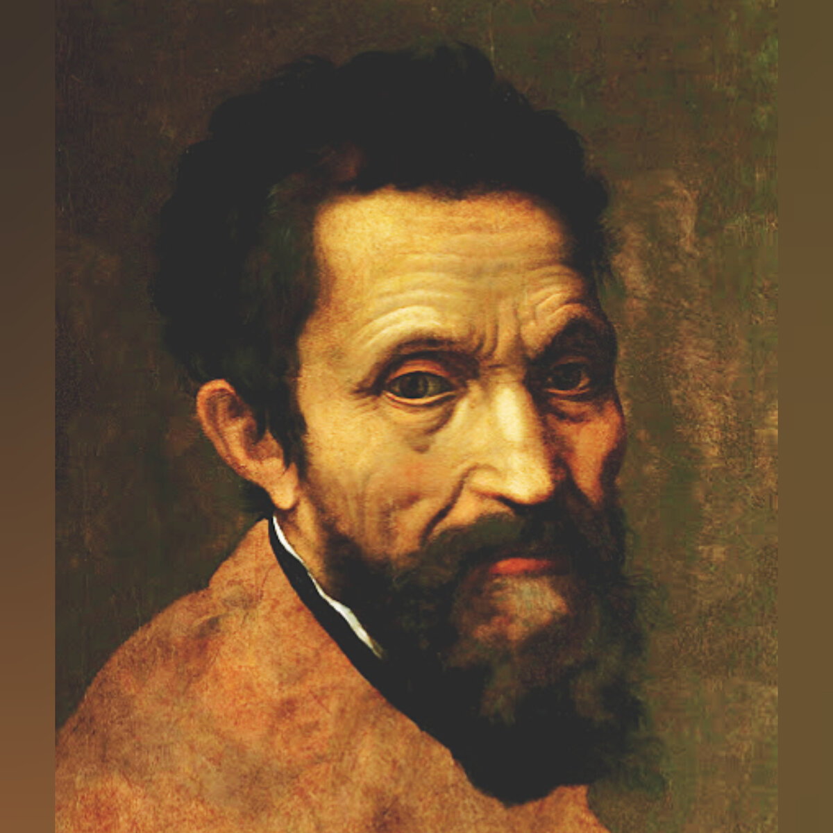 Микеланджело Буонарроти. Художник  Даниэле де Вольтера, 1543 г. Музей Метрополитен, Нью-Йорк. Фото с сайта muzei-mira.com.