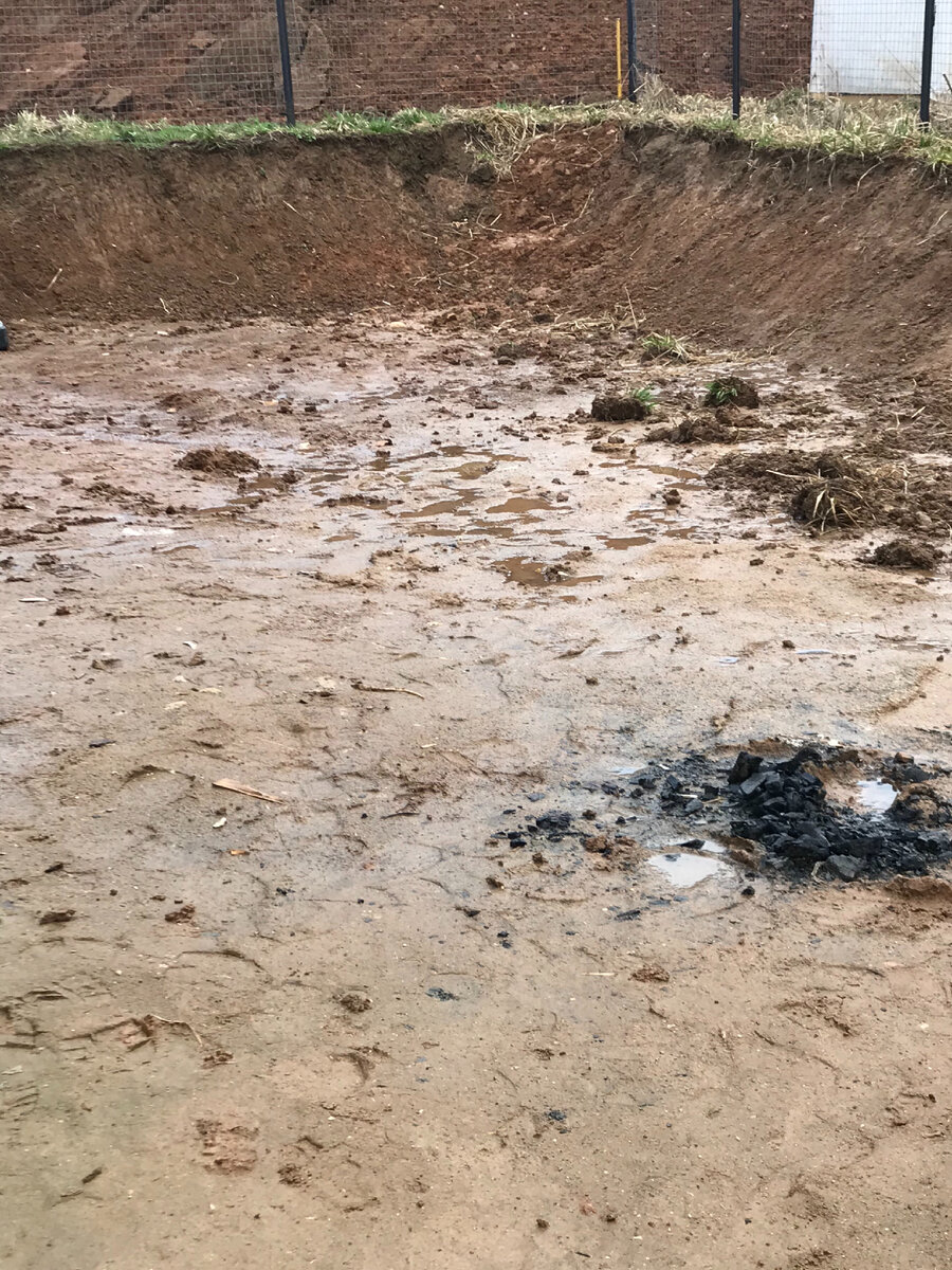 Вот такие у меня не укреплённые склоны 