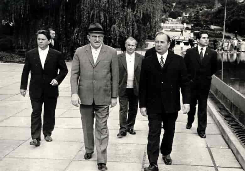 Андропов с Горбачевым вна Ставрополье