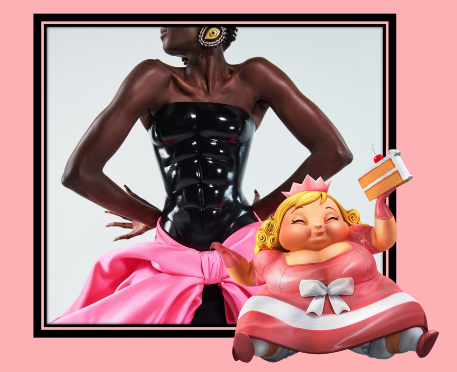 Лишний кусочек торта в таком наряде будет выглядеть, как кубик пресса. 