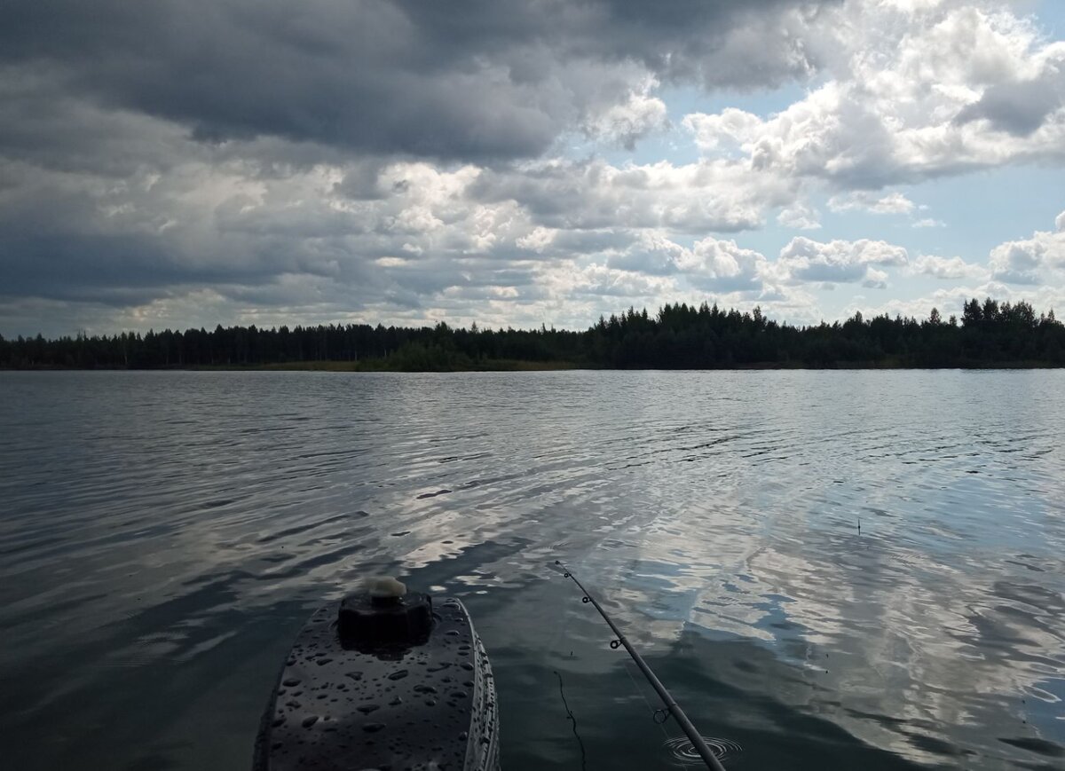 В перерывах между ливнями пытаюсь поймать хоть что-то.
