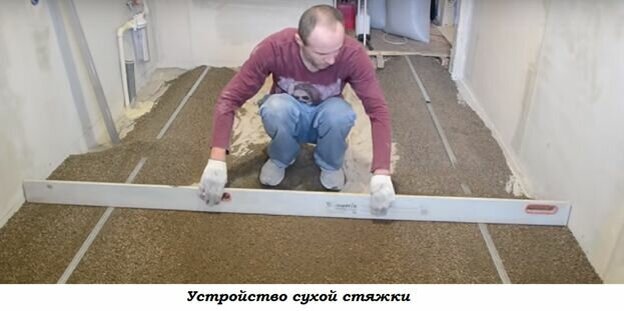 Ремонт стяжки после укладки электрокабеля в штробе в полу