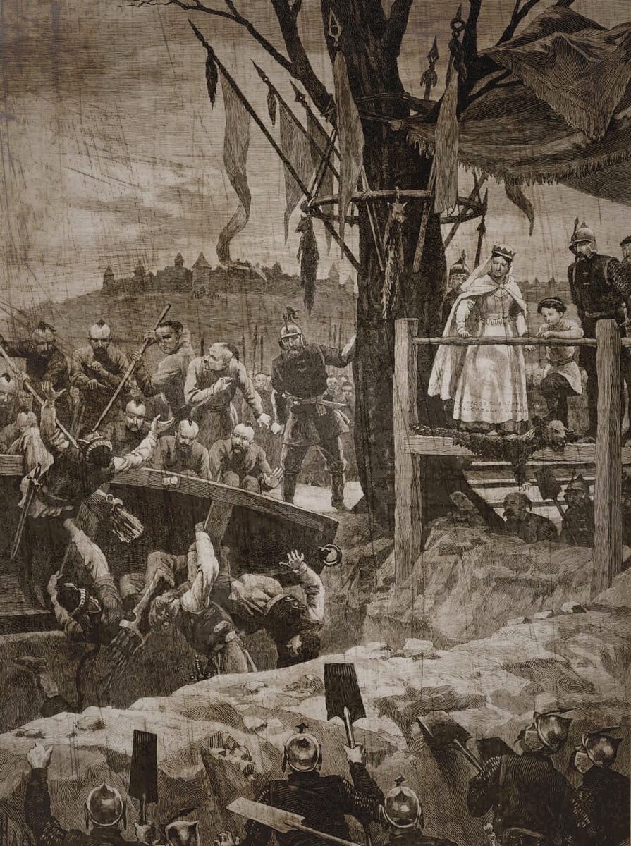 Гибель древлянской свиты у стен Киева