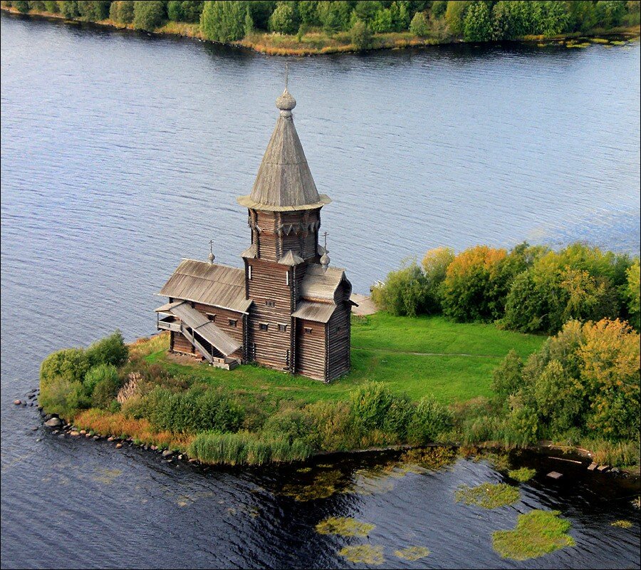 Кондопога Церковь Успения Пресвятой Богородицы пожар