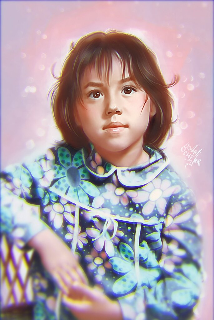 Тот самый самёнок)) То есть я, лет так 45 назад. Правда немного помладше, грядки еще не полола))