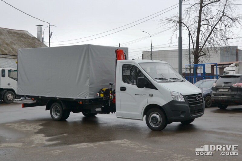 Визуально – банальный «бортовик» с КМУ