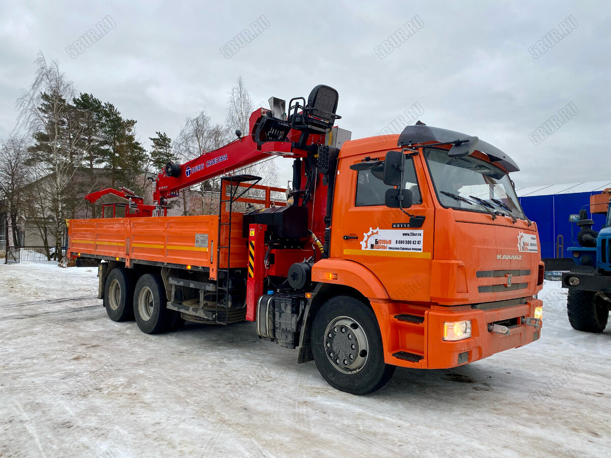  КамАЗ 65115 с КМУ  Taurus 086А