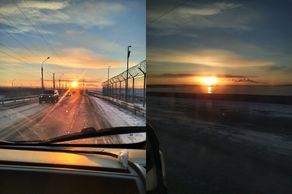     Гало фотографировали на улице, из дома и даже из окон автомобилей. Фото: Катерина ЛЮБЧЕНКО.