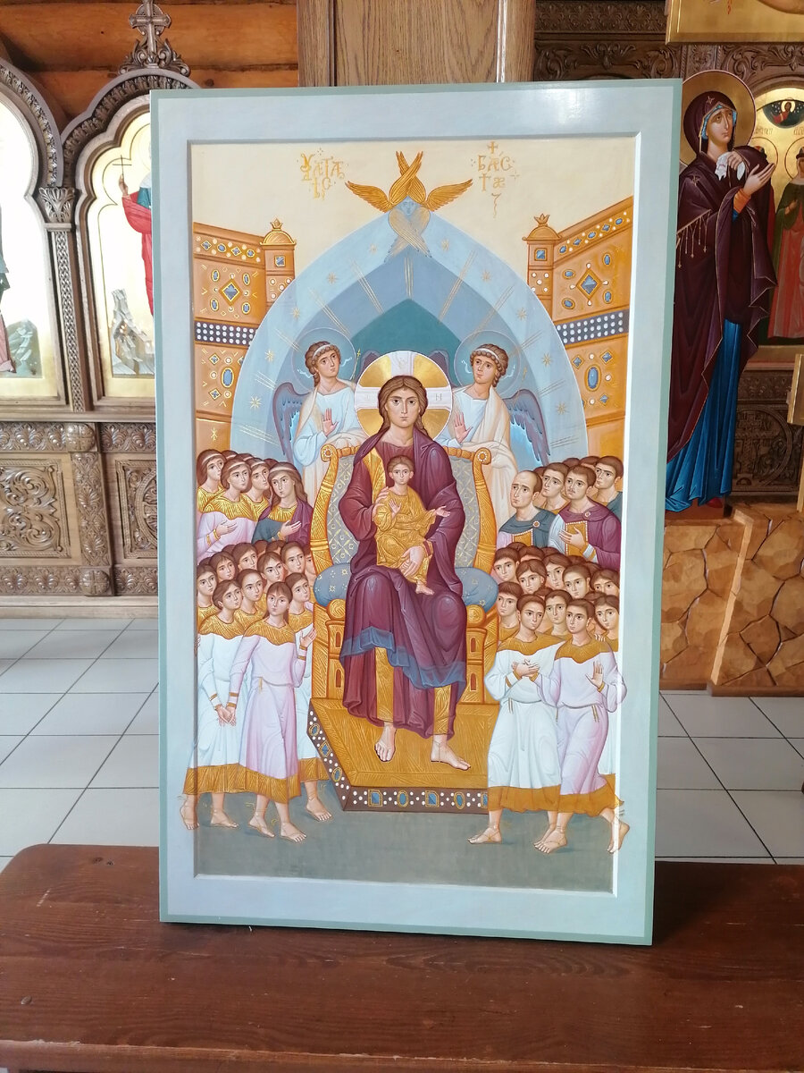 Та самая икона. Фото автора. 