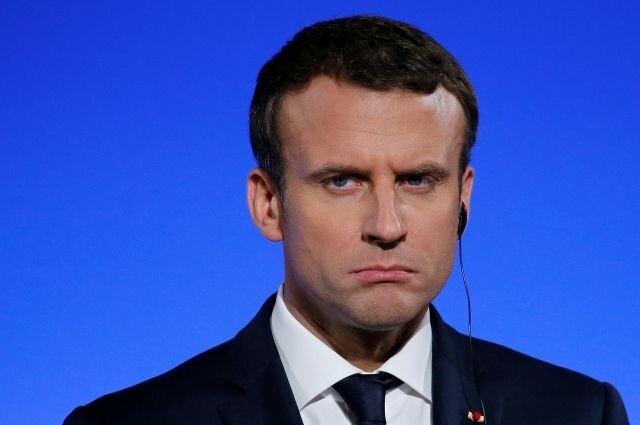 Президент Французской Республики Эммануэль Макрон, выступивший с докладом с критикой венесуэльских выборов от лица Евросоюза